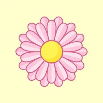 Pink Flower Stock Illustration