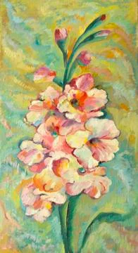 Pink flower Illustrazione stock