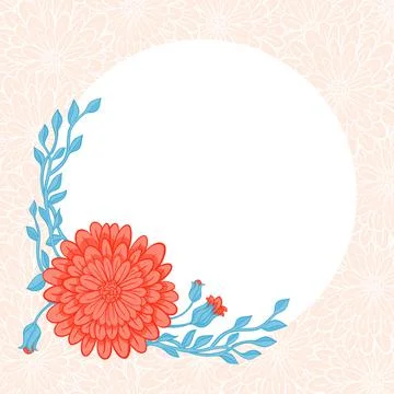 Pink flower Stock Illustration