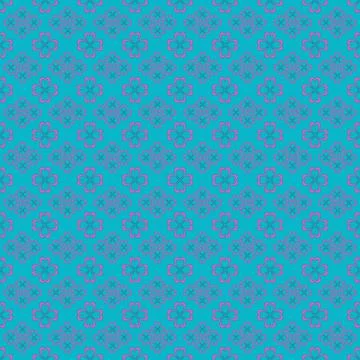 Pink flower sky pattern Stock Illustration