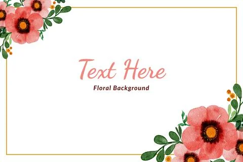 Pink Flowers Background Vector Illustrazione stock