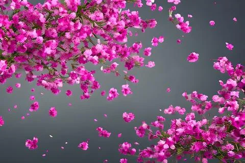 Pink flowers Stock Illustration