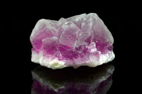 Pink Fluorite Stock Photos