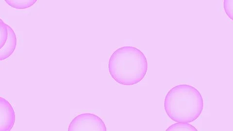 Pink Flying Bubbles Dance Across a Light Pink Backdrop, Creating an Airy an.. 스톡 일러스트
