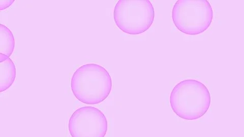 Pink Flying Bubbles Dance Across a Light Pink Backdrop, Creating an Airy an.. 스톡 일러스트