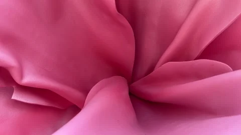 Pink Folded Plastic Texture Slow Circular Shot 動画素材 332259662