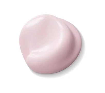 Pink foundation cream, moisturizer or milk swatch Stock Illustration