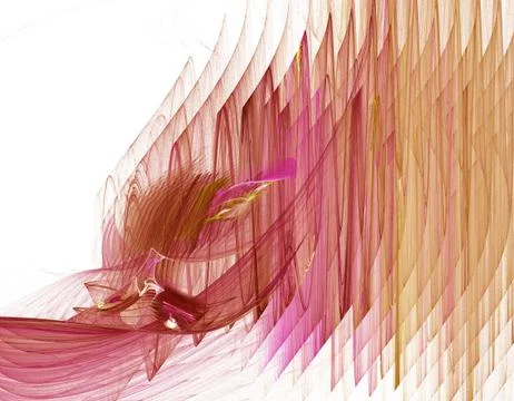 Pink fractal Stock Illustration