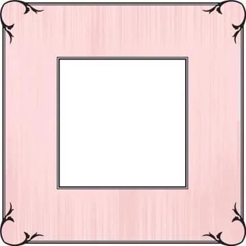 Pink Frame design Stock Illustration