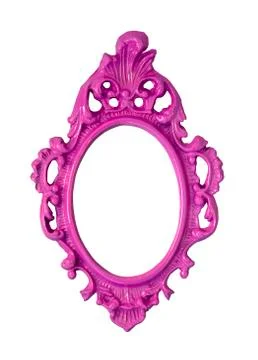 Pink Frame 스톡 사진