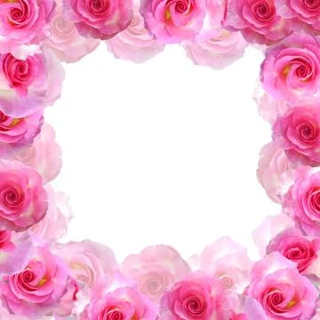 Pink frame Stock Photos