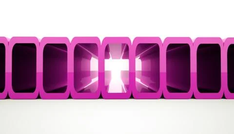 Pink futuristic background elements Illustrazione stock