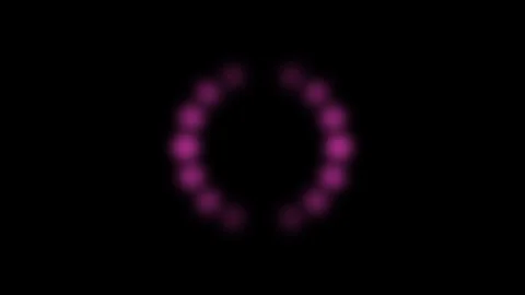 Pink Fuzzy Preloader with Transparent Background Stockbeeldmateriaal 86835488