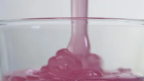 Pink gel texture with bubbles, skin care product 動画素材 270936147