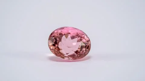 Pink Gem Stone Macro Image Foto stock