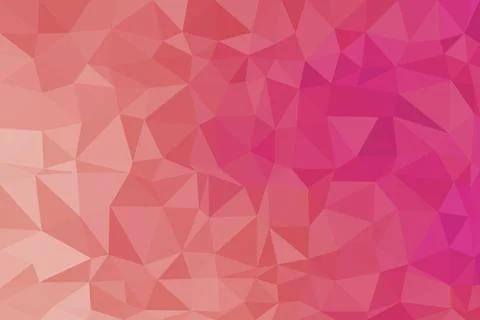 Pink geometric abstract background with polygon shapes Stock Illustration