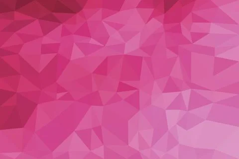 Pink geometric abstract background with polygon shapes Stock Illustration