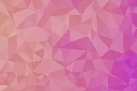 Pink geometric abstract background with polygon shapes Stock Illustration