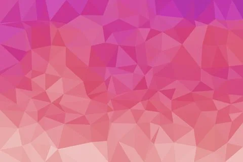 Pink geometric abstract background with polygon shapes Stock Illustration