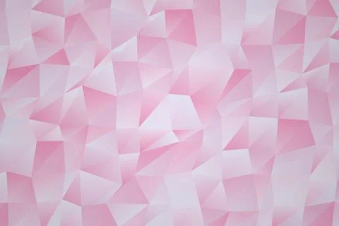 Pink geometric abstract background with triangular shapes Stock Photos