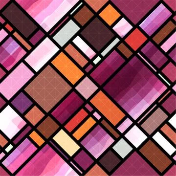 Pink geometric diagonal pattern Illustrazione stock