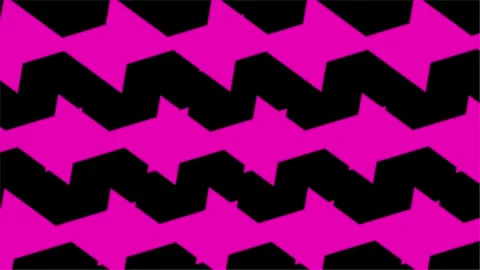 Pink geometric houndstooth pattern alternating with black modern animation Stock Footage 318502815