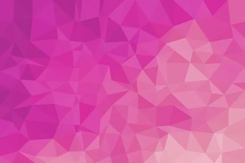 Pink geometric mosaic pattern with triangles and polygons Stock Illustration