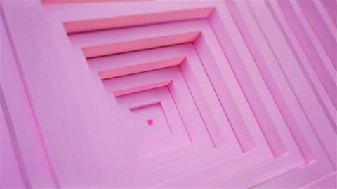 Pink Geometric Pattern  Animation Background Stock Footage 306881538
