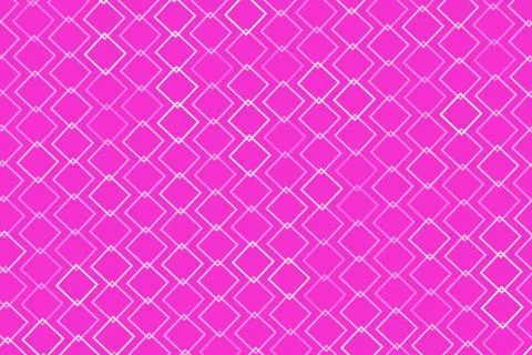 Pink geometric pattern with glowing white lines and shapes Stockillustratie