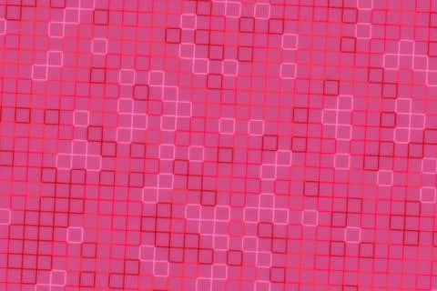 Pink geometric pattern with squares and lines for design Stock Illustration