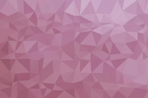 Pink geometric polygon background with triangles and facets 库存插图