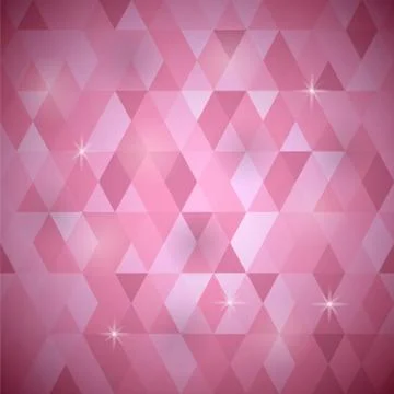 Pink Geometric Retro Mosaic Pattern Illustrazione stock