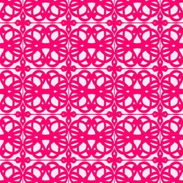 Pink geometric seamless pattern background Stock Illustration