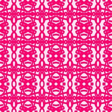 Pink geometric seamless pattern background Stock Illustration