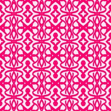 Pink geometric seamless pattern background Stock Illustration