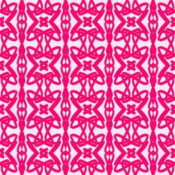 Pink geometric seamless pattern background Stock Illustration