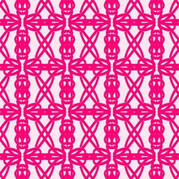 Pink geometric seamless pattern background Stock Illustration