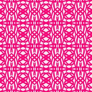 Pink geometric seamless pattern background Stock Illustration