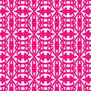 Pink geometric seamless pattern background Stock Illustration