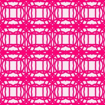 Pink geometric seamless pattern background Stock Illustration