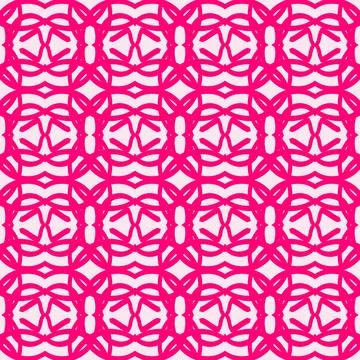 Pink geometric seamless pattern background Stock Illustration