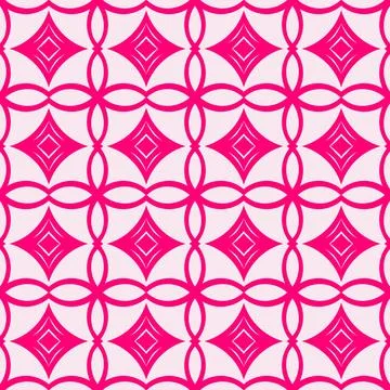 Pink geometric seamless pattern background Stock Illustration