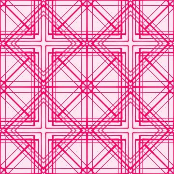 Pink geometric seamless pattern background Stock Illustration