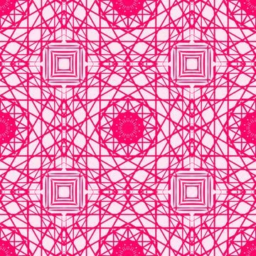Pink geometric seamless pattern background イラスト素材