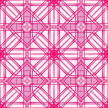 Pink geometric seamless pattern background Иллюстрация