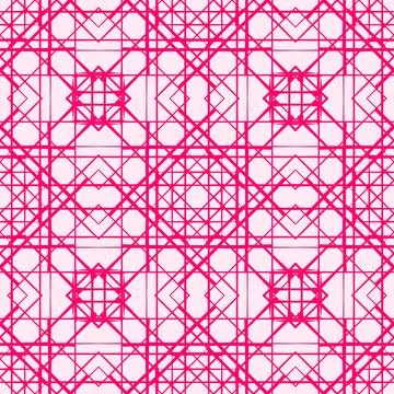 Pink geometric seamless pattern background Stock Illustration
