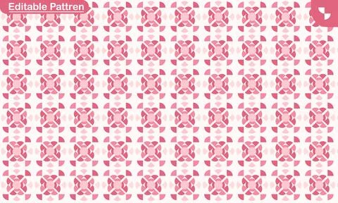 Pink geometric seamless pattern background Иллюстрация