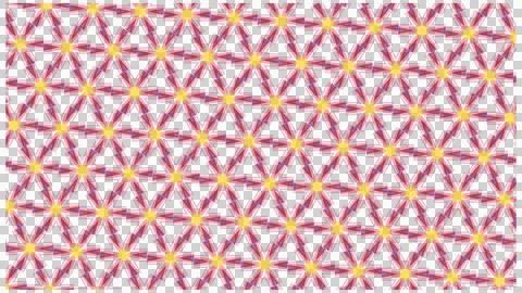 Pink Geometric Star Pattern with Intersecting Diagonal Lines イラスト素材