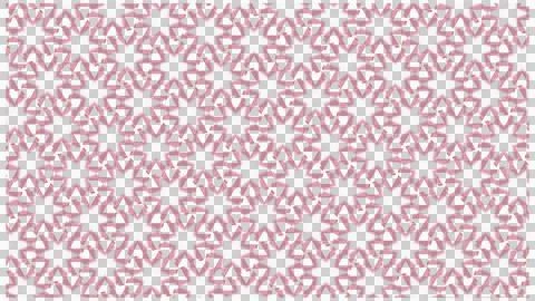 Pink Geometric Star Pattern on White Background イラスト素材