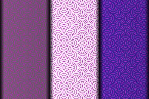 Pink geometric style clean pattern design template. Stock Illustration